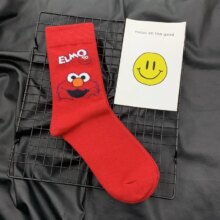 Kawaii Cartoon Elmo Cookie Monster Comfortable Cotton Socks Kawaii Cartoon Elmo Cookie Monster Comfortable Cotton Socks