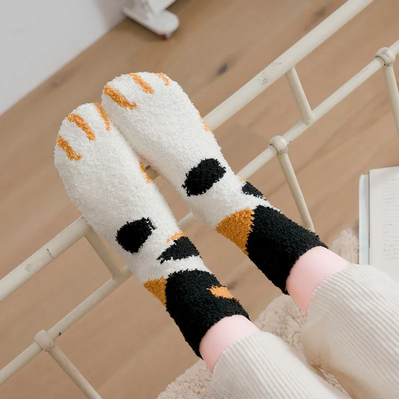 Kawaii Cat Paw Cartoon Harajuku Soft Warm Socks Kawaii Cat Paw Cartoon Harajuku Soft Warm Socks