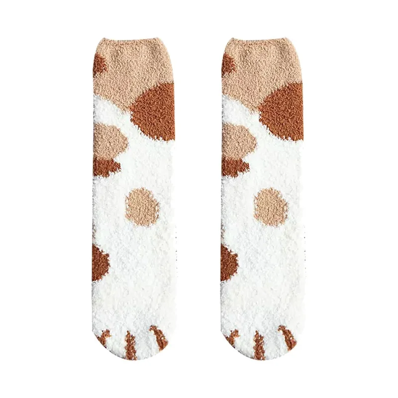 Kawaii Cat Paw Cartoon Thick Warm Socks