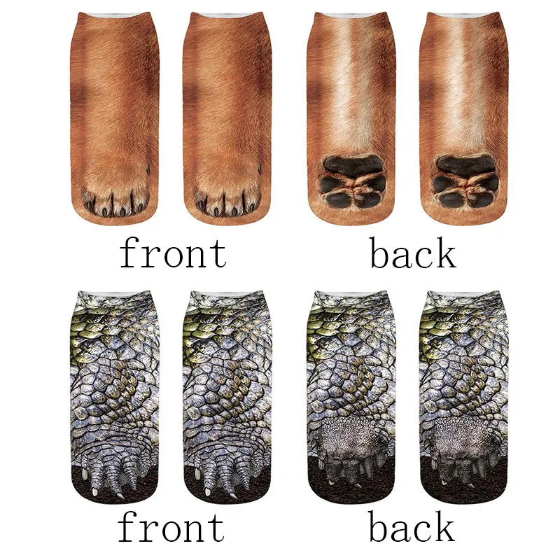 Kawaii 3D Animals Paw Print Low Cut Ankle Socks Kawaii 3D Animals Paw Print Low Cut Ankle Socks