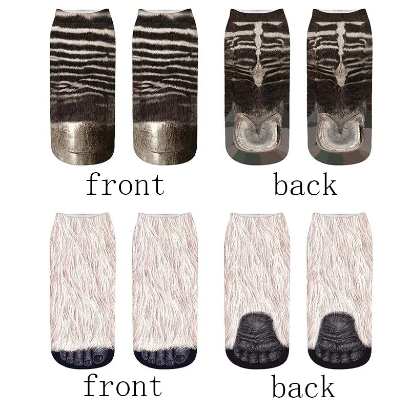 Kawaii 3D Animals Paw Print Low Cut Ankle Socks Kawaii 3D Animals Paw Print Low Cut Ankle Socks