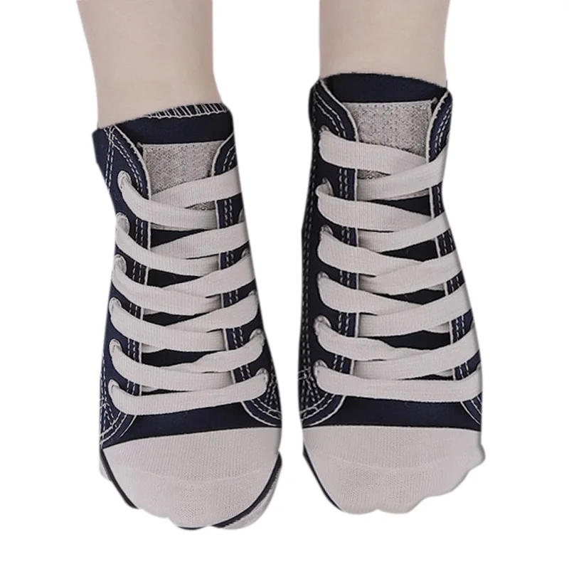 Hot 3D Printed Funny Skeleton Skull & Canvas Shoe Socks