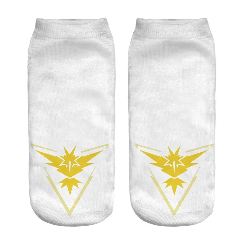 3D Printed Pokemon Anime Low Cut Ankle Socks