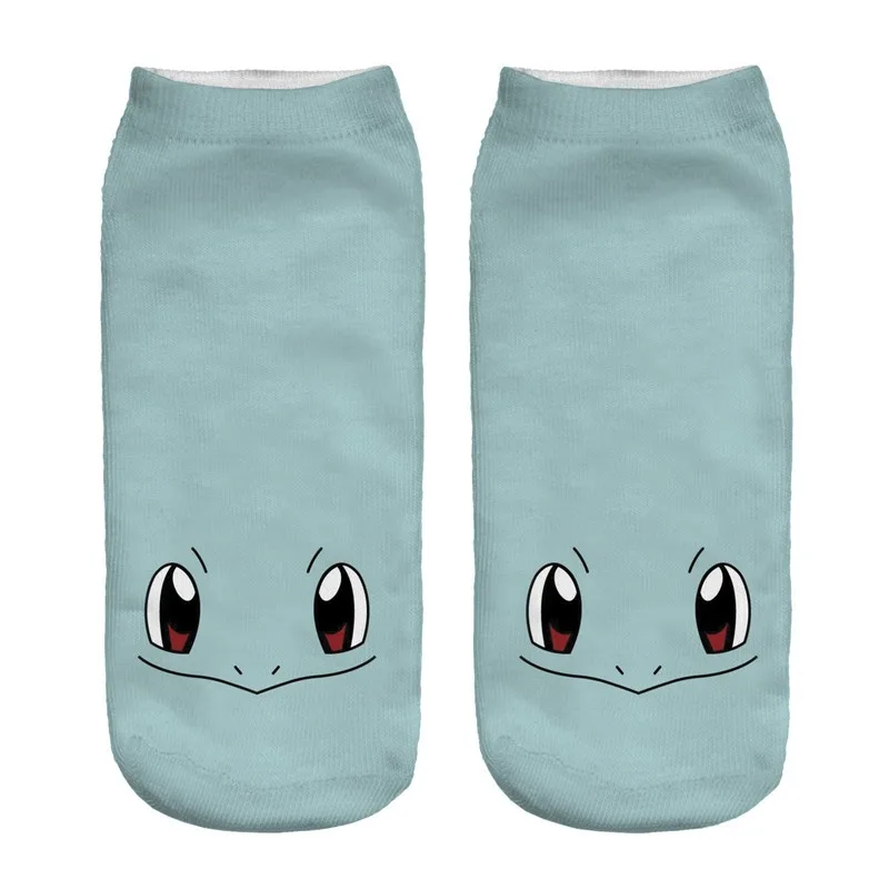 3D Printed Pokemon Anime Low Cut Ankle Socks