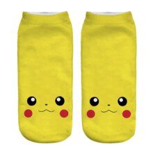 3D Printed Pokemon Anime Low Cut Ankle Socks 3D Printed Pokemon Anime Low Cut Ankle Socks