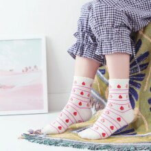 Lovely Sweet Strawberry Cotton Socks Lovely Sweet Strawberry Cotton Socks
