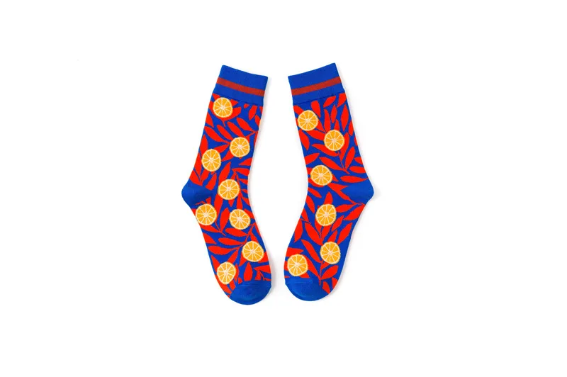 Fruit Banana Cherry Lemon Papaya Streetwear Ankle Socks Fruit Banana Cherry Lemon Papaya Streetwear Ankle Socks