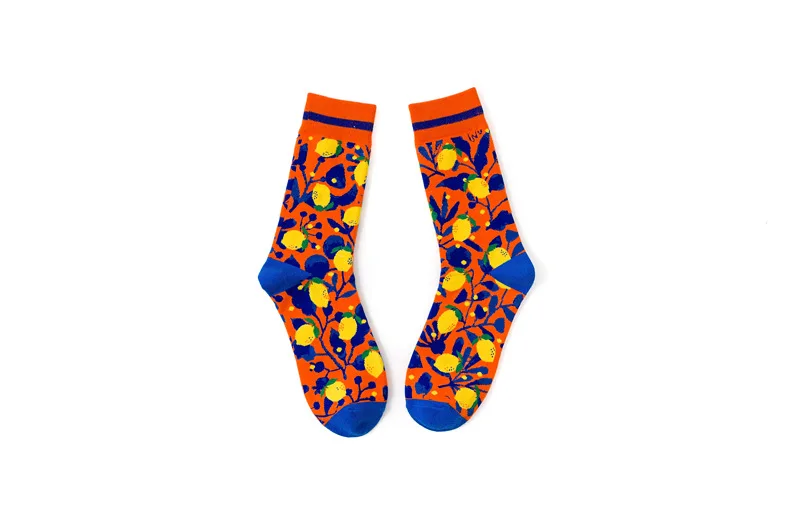 Fruit Banana Cherry Lemon Papaya Streetwear Ankle Socks Fruit Banana Cherry Lemon Papaya Streetwear Ankle Socks