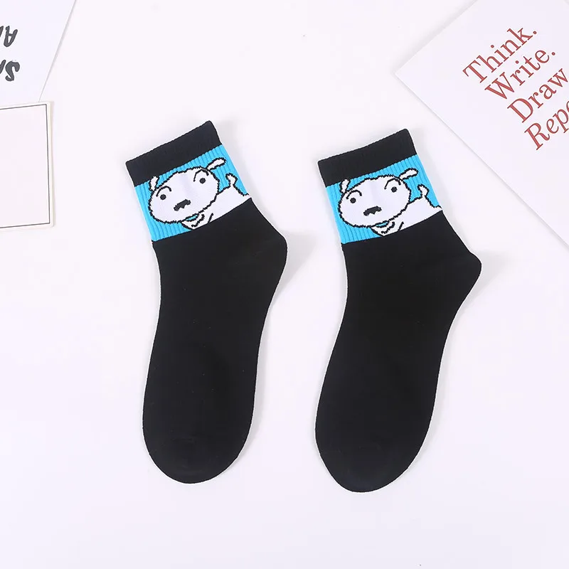 Kawaii Crayon Shin-Chan Cartoon Casual Funny Socks