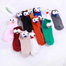 Big Eyes Patterned Candy Colors Cartoon Funny Socks Big Eyes Patterned Candy Colors Cartoon Funny Socks