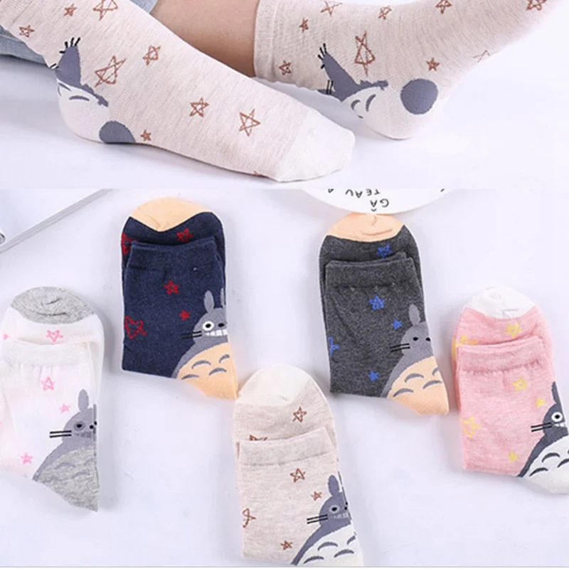 Anime Totoro Kawaii Short Socks For Women