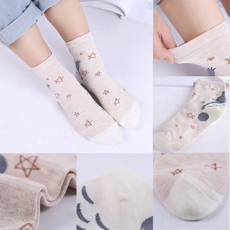 Anime Totoro Kawaii Short Socks For Women