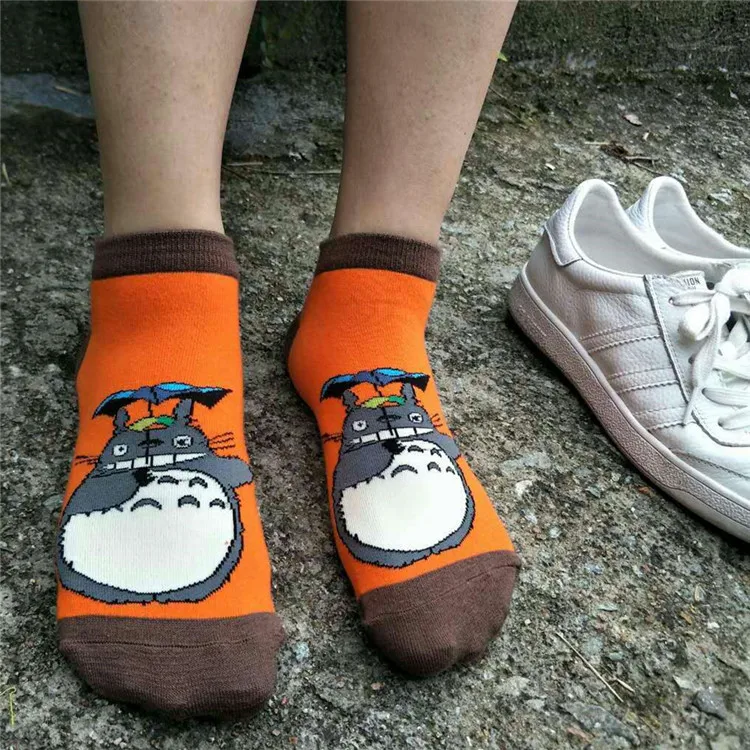 Totoro Cartoon Pattern Kawaii Socks