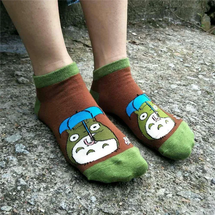 Totoro Cartoon Pattern Kawaii Socks