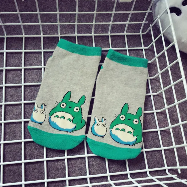 Totoro Cartoon Pattern Kawaii Socks