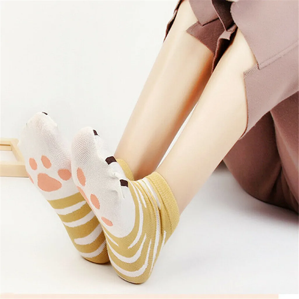 Kawaii Cat Claws Cotton Socks