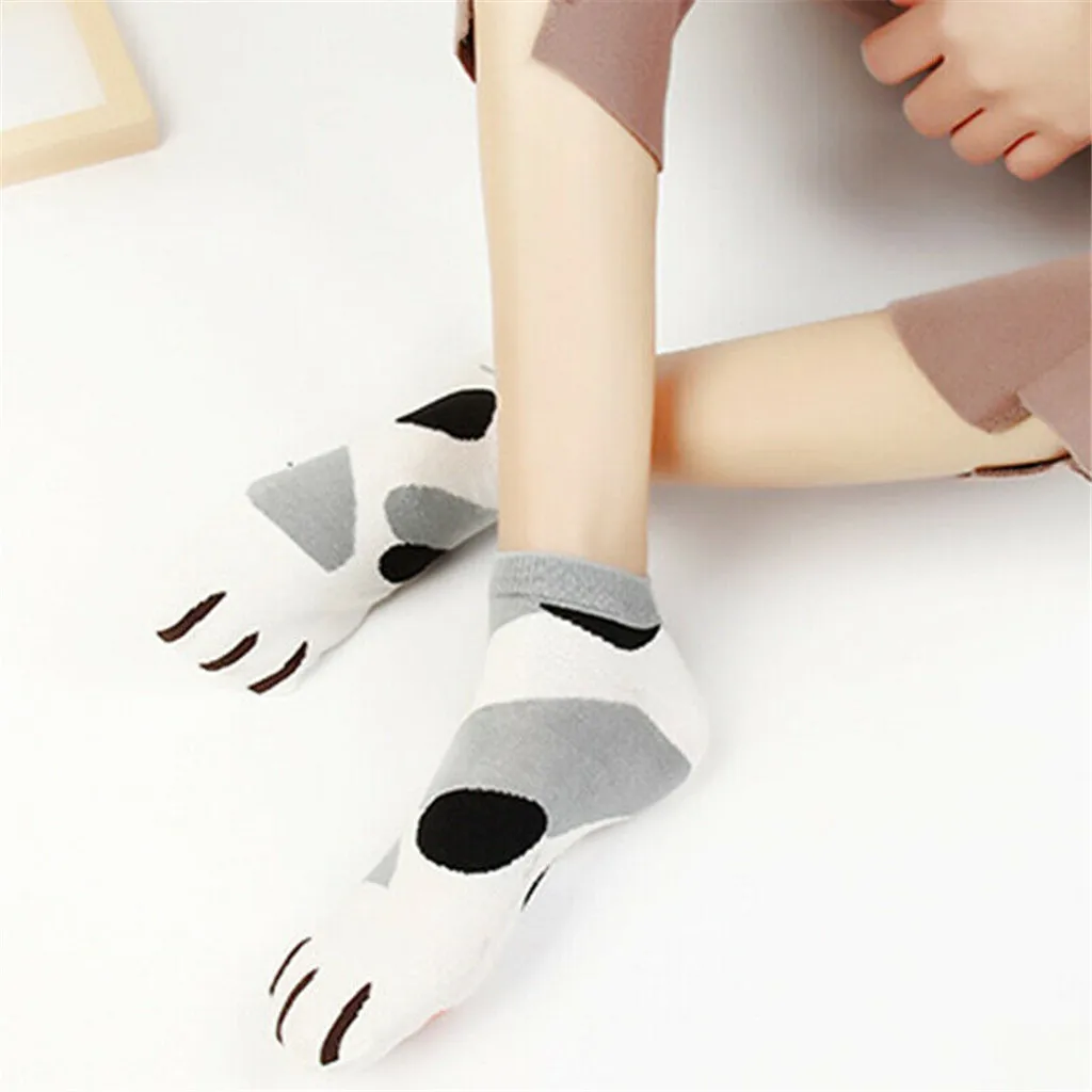 Kawaii Cat Claws Cotton Socks