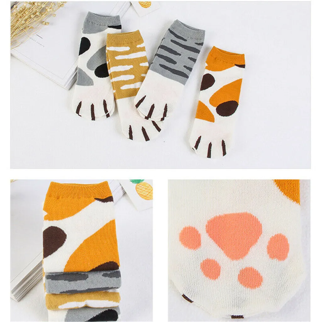 Kawaii Cat Claws Cotton Socks