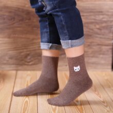 Cotton Embroidered Kawaii Cat Socks Cotton Embroidered Kawaii Cat Socks