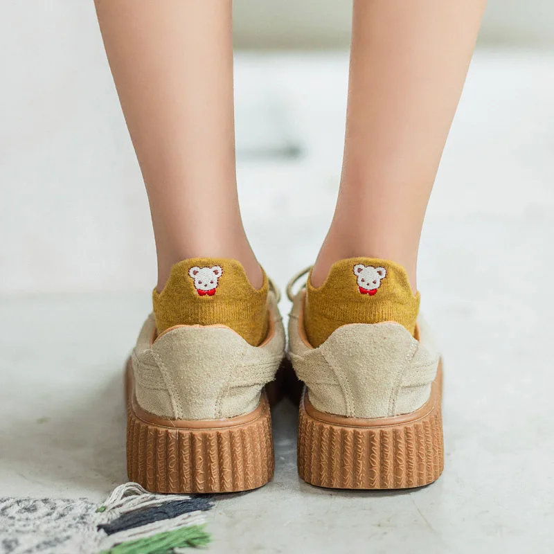 Soft Kawaii Animal Embroidery Socks Soft Kawaii Animal Embroidery Socks