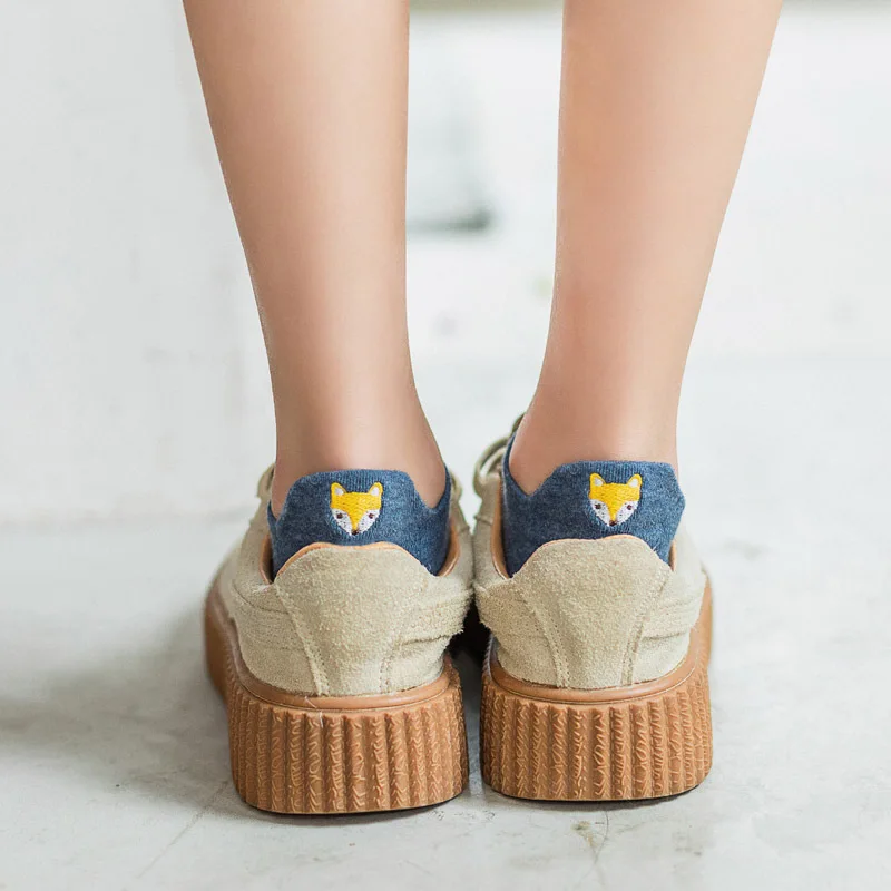 Soft Kawaii Animal Embroidery Socks Soft Kawaii Animal Embroidery Socks