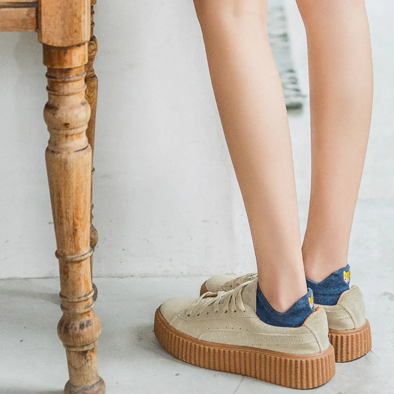 Soft Kawaii Animal Embroidery Socks Soft Kawaii Animal Embroidery Socks