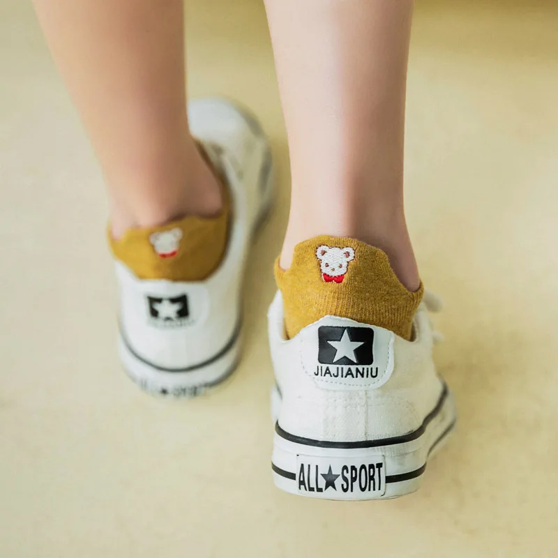 Soft Kawaii Animal Embroidery Socks Soft Kawaii Animal Embroidery Socks