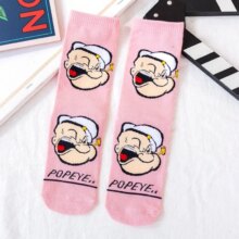 Spinach Popeye Olive Cartoon Kawaii Short Socks Spinach Popeye Olive Cartoon Kawaii Short Socks