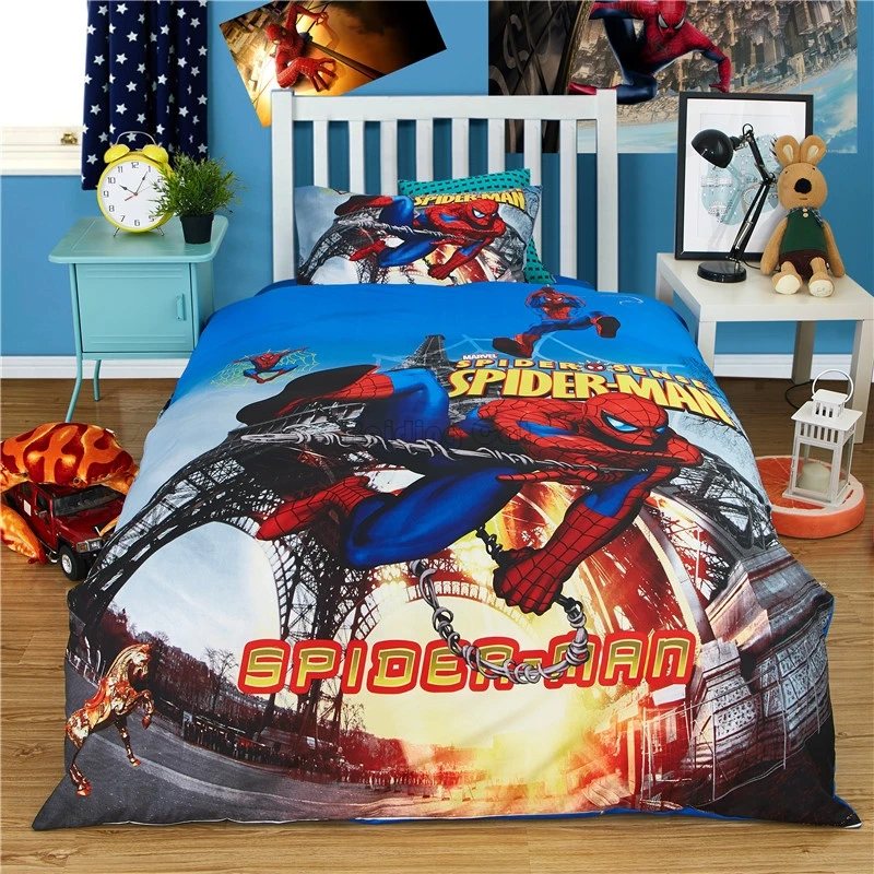 Cartoon Spiderman Duvet Cover Bedding Set Cartoon Spiderman Duvet Cover Bedding Set