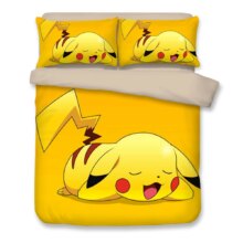 Cartoon Pokemon Pikachu Print Duvet Cover Bedclothes Cartoon Pokemon Pikachu Print Duvet Cover Bedclothes
