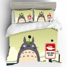 Totoro Cartoon Duvet Cover Cotton Bedding Set Totoro Cartoon Duvet Cover Cotton Bedding Set