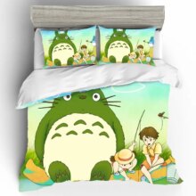 Totoro Cartoon Duvet Cover Cotton Bedding Set Totoro Cartoon Duvet Cover Cotton Bedding Set