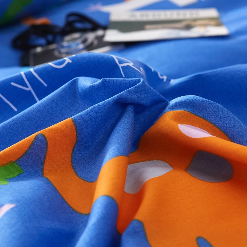 Duvet Cover Kawaii Soft Cotton Bed Set