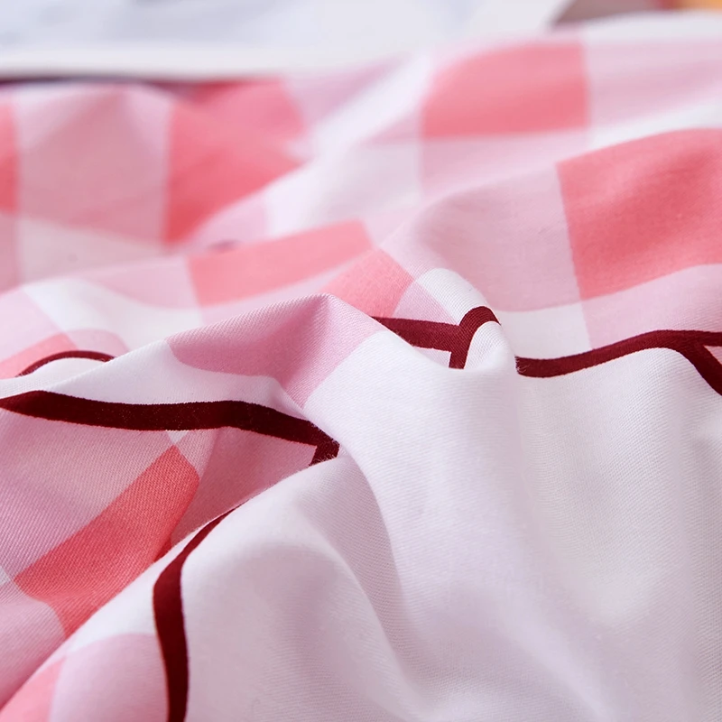 Duvet Cover Kawaii Soft Cotton Bed Set