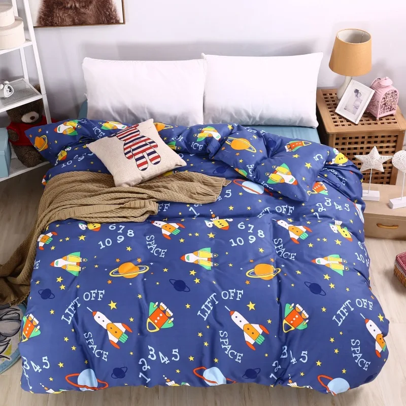 Duvet Cover Kawaii Soft Cotton Bed Set