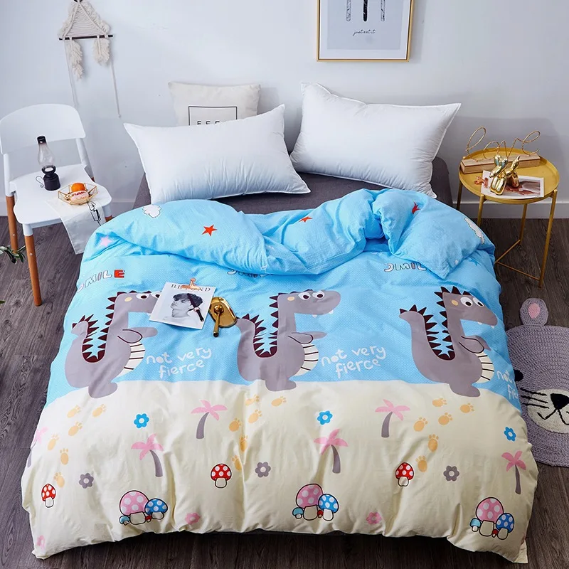 Duvet Cover Kawaii Soft Cotton Bed Set