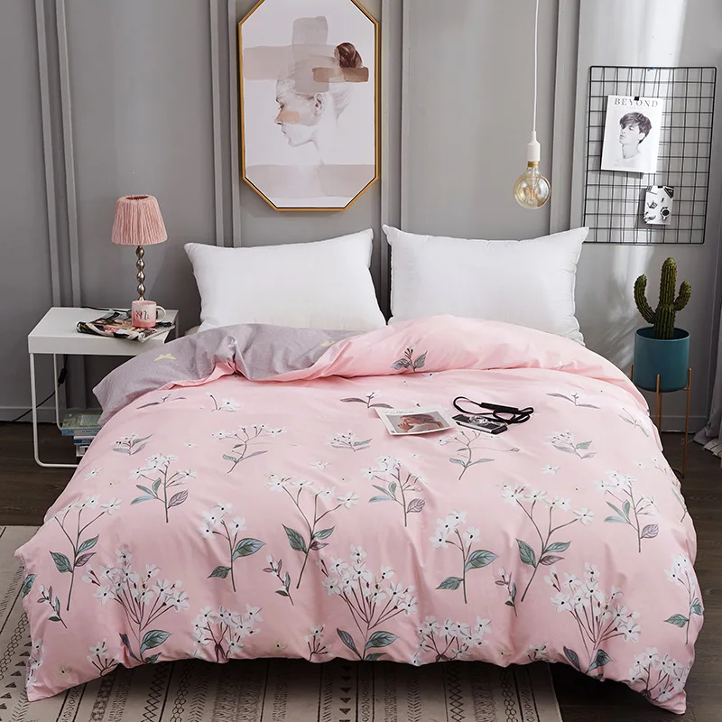 Duvet Cover Kawaii Soft Cotton Bed Set