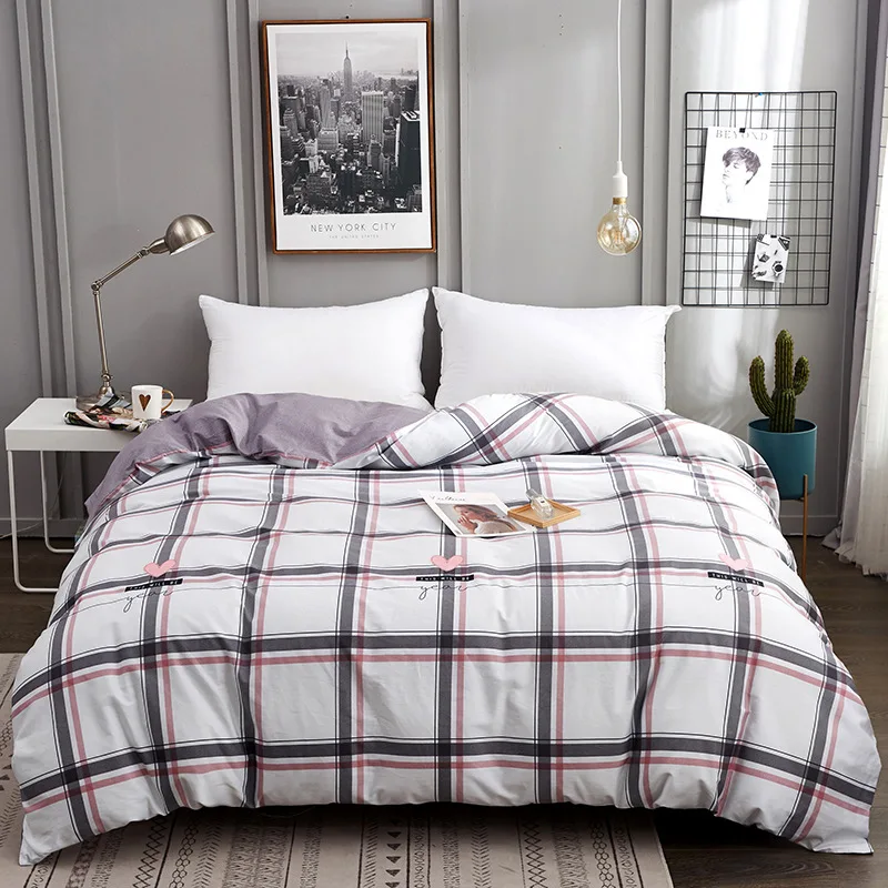 Duvet Cover Kawaii Soft Cotton Bed Set