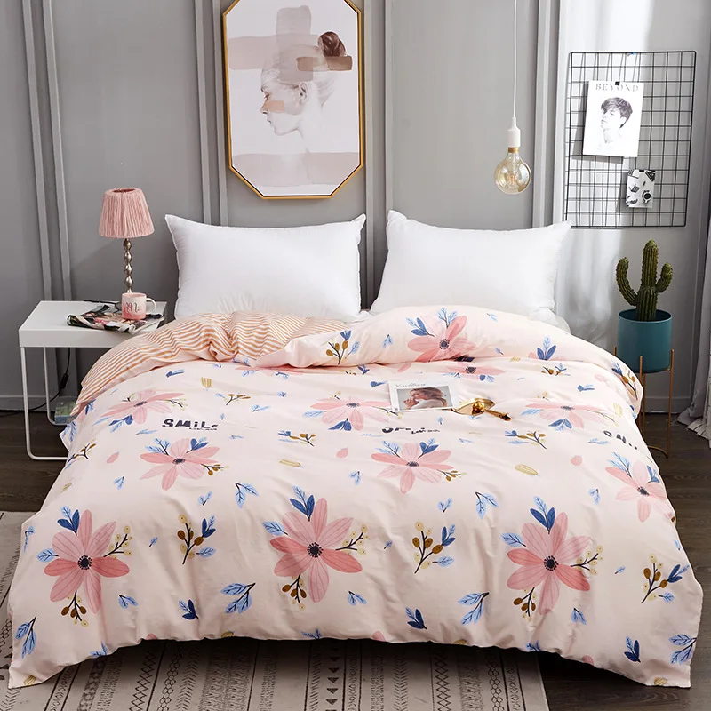 Duvet Cover Kawaii Soft Cotton Bed Set