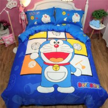 Cartoon Doraemon Duvet With Soft Kawaii Pillow Cases Cartoon Doraemon Duvet With Soft Kawaii Pillow Cases