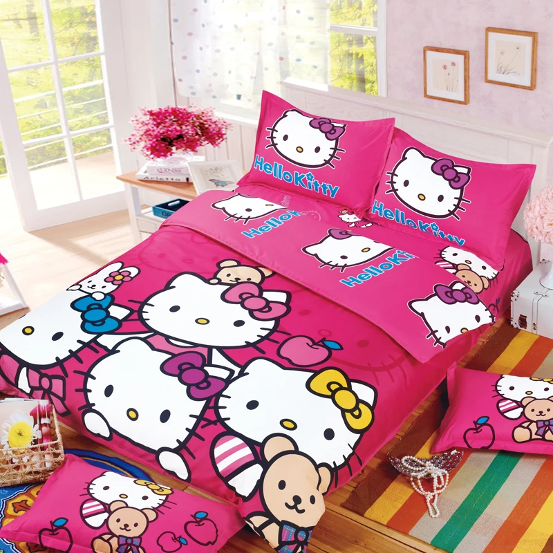 Cartoon Soft Cotton Duvet Cover Bedding Set