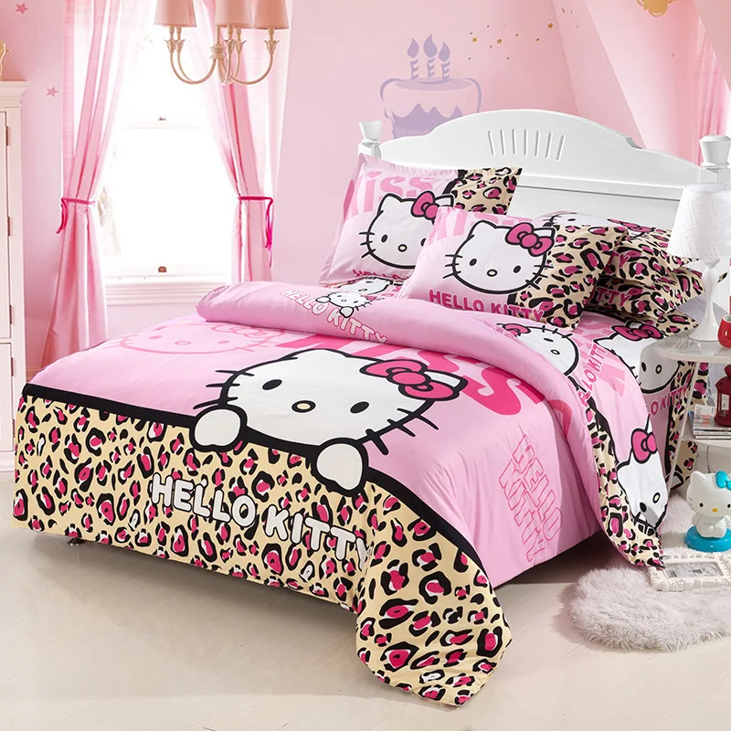 Cartoon Soft Cotton Duvet Cover Bedding Set