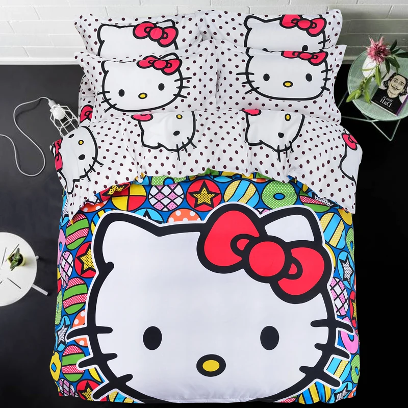 Cartoon Soft Cotton Duvet Cover Bedding Set