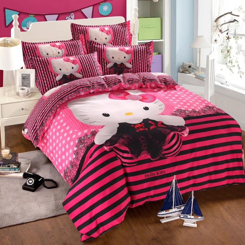 Cartoon Soft Cotton Duvet Cover Bedding Set