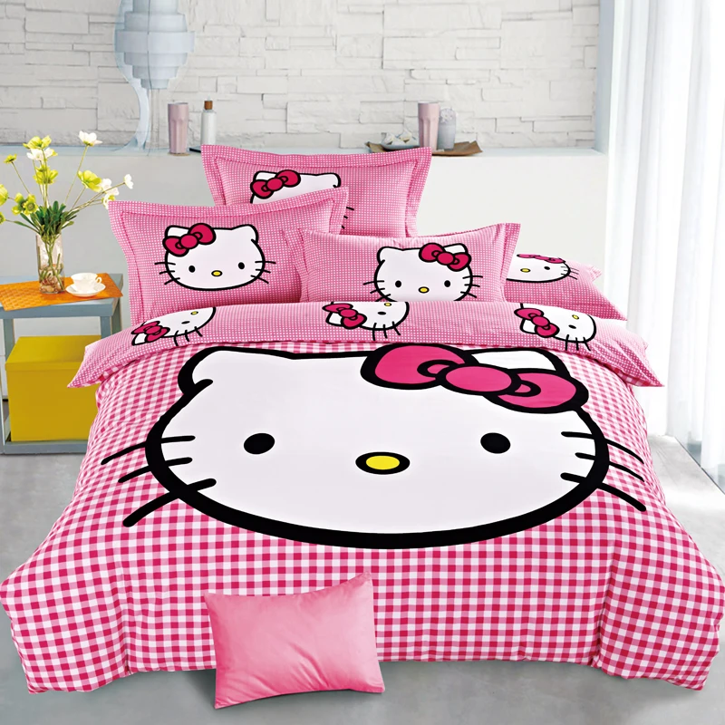 Cartoon Soft Cotton Duvet Cover Bedding Set