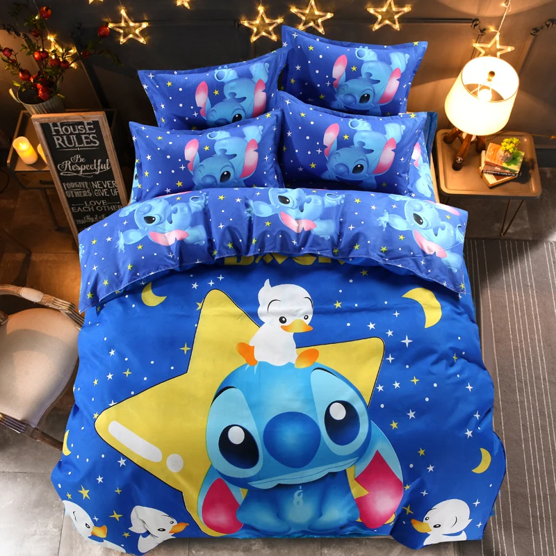 Cartoon Soft Cotton Duvet Cover Bedding Set