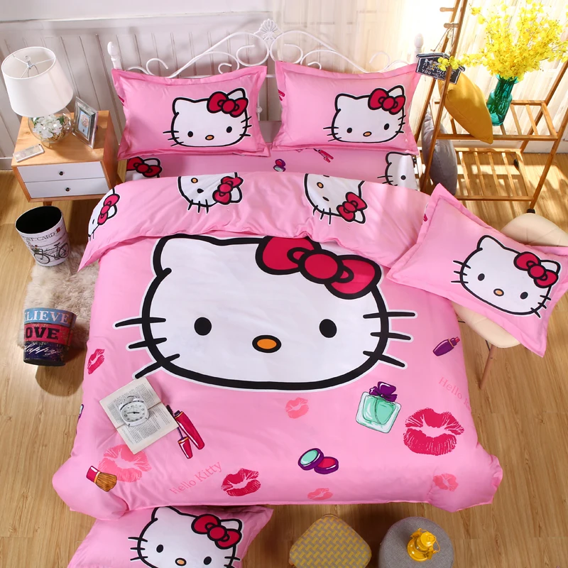 Cartoon Soft Cotton Duvet Cover Bedding Set