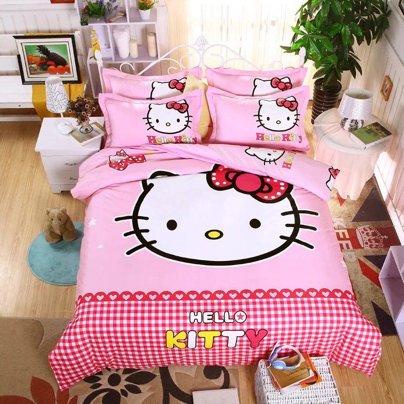 Kawaii Cartoon Duvet Cover Soft Bedclothes