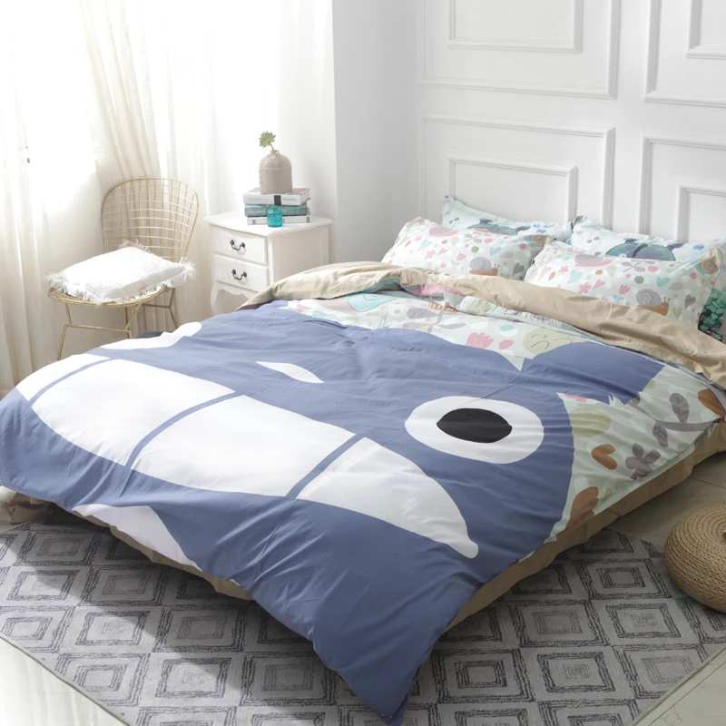 Anime Cat Kawaii Duvet Cover Bedding Set