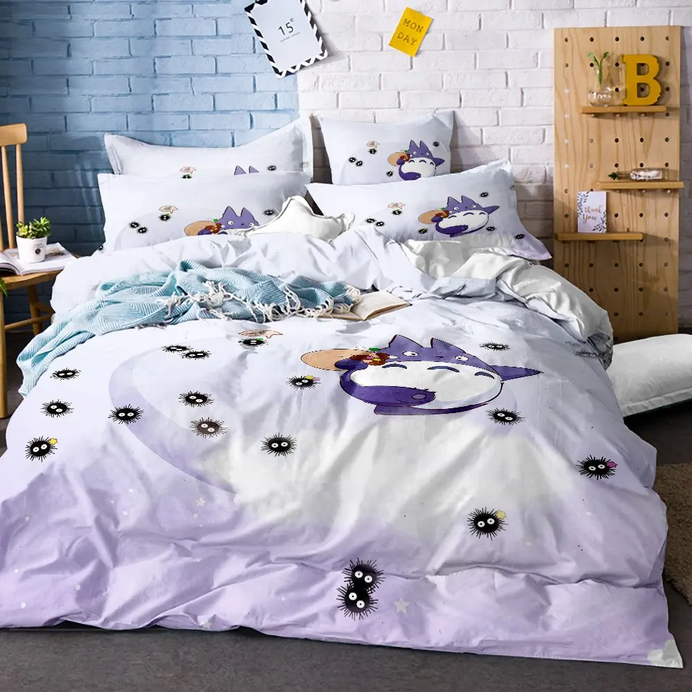 Totoro Anime Duvet Cover Bedding Set